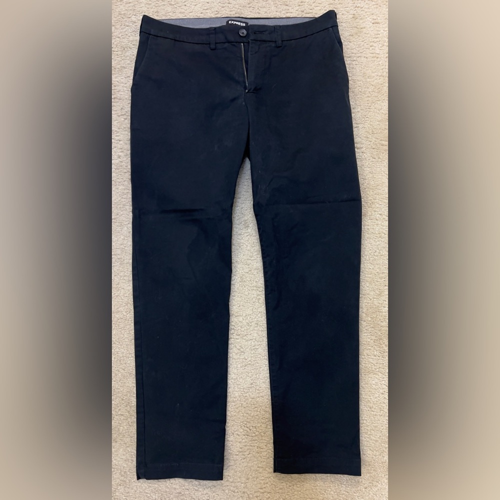 Express Black Chinos Classic Style